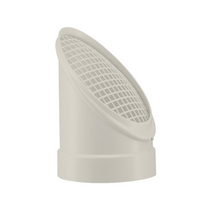 PP Ventilatie Buiseind met vogelrooster