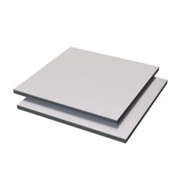 Etalbond Aluminium /PE FR Grijs metallic 104 4050x1500x4mm Pvdf2 gecoat