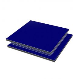Vibond r Aluminium /PE Glans/mat Blauw Ral5002 3050x1500x3mm