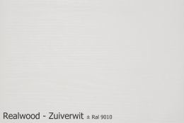 Reelwood Realwood PVC Paneel sponning G102 Zuiver Wit