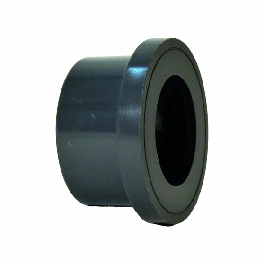 GF PVC-U Kraagbus d63 Sok PN16 Gegroefd/vlak 721790111