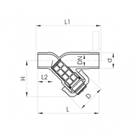 GF PVC-U Vuilvanger 305 Transparant d20 PN10 EPDM Lijmeind Exclusief zeef 192305300
