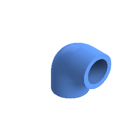 Agruair PE100 Knie Perslucht 90° d20 Moflas PN16 Blauw 22051002007