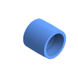 Agruair PE100 Sok Perslucht d40 Moflas PN16 Blauw 22053004007