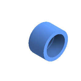 Agruair PE100 Eindkap Perslucht d32 Moflas PN16 Blauw 22054003207