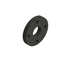Agru PP /Staal Overschuifflens VB/BB Zwart d32 PN10/16 Stomplas /Moflas Din 14014003211