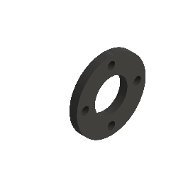 Agru PP /Staal Overschuifflens VB/BB Zwart d63 PN10/16 Stomplas /Moflas Din 14014006311