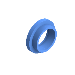 Agruair PE100 Kraagbus Perslucht d90 Moflas PN16 Blauw 22052009007