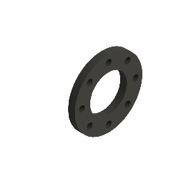 Agru PP /Staal Overschuifflens BB Zwart d90 PN10/16 Moflas Din 14015009011