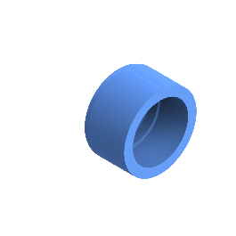 Agruair PE100 Eindkap Perslucht d40 Moflas PN16 Blauw 22054004007