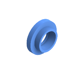 Agruair PE100 Kraagbus Perslucht d50 Moflas PN16 Blauw 22052005007