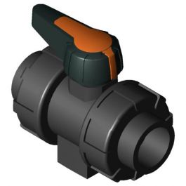 ASV PVC-U Kogelkraan C200 d32 PN16 EPDM Sok 145783