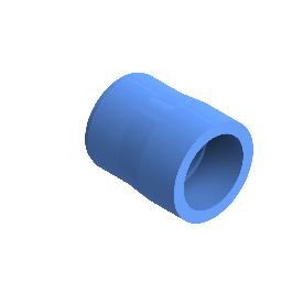 Agruair PE100 Verloopstuk Perslucht d40 -d32 Moflas PN16 Blauw 22057403207