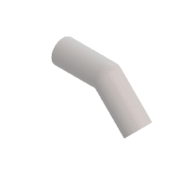 Agru PP-PURE Knie 45° Lang d25 SDR11 72060002511
