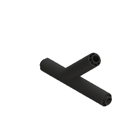 Agru Poly-Flo PE100-RC T-stuk 45° d50 -d32 SDR17/11 (factor 0,5) Stomplas 70192503371