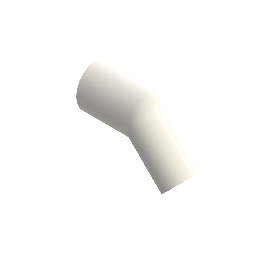 Agru PVDF Knie 45° Lang d32 Stomplas SDR21 30060003221