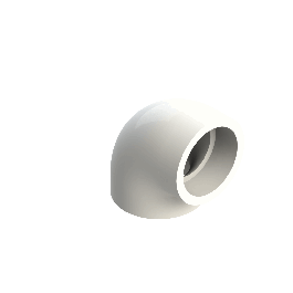 Agru PVDF Knie 90° d90 Moflas PN20 30051009007