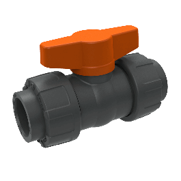 ASV PVC-U Kogelkraan C10 d20 PN10 EPDM/FPM Sok 147700