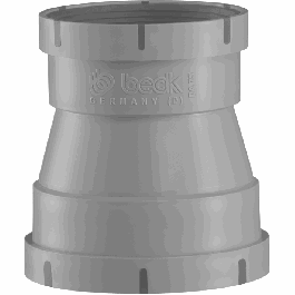 Beck PP-s Ventilatie Verloopstuk d160 -d110 EFFITECH Steekmof EPDM r201600110md