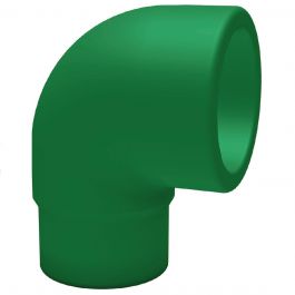 B'R PP-RCT Knie 90° d32 Moflas /Moflaseind PN20 Groen 7412089011