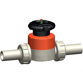 GF PP-H Membraanafsluiter 514 d20 PN10 EPDM Stomplas 167514112