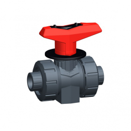 GF PVC-U Doseerkogelkraan 523 pro d20 PN10 EPDM Sok 161523402
