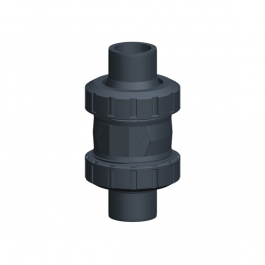 GF PVC-U Terugslagklep 561 Kegel d63 PN16 FKM Lijmeind 161561057