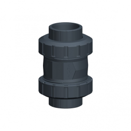 GF PVC-U Terugslagklep 561 Kegel d20 PN16 EPDM Sok 161561002