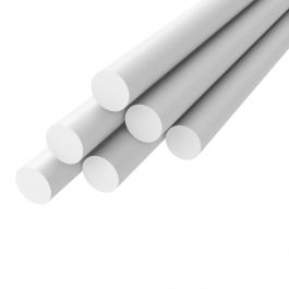 Röchling PP Lasdraad Rond 4mm Wit Haspel