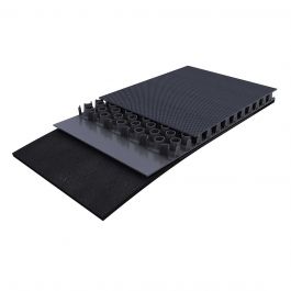 Vikufloor smart PP Honingraat plaat Antislip Grijs 2600x1850x11mm