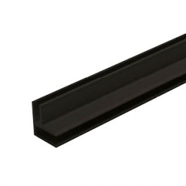 Masq Aluminium Profiel Universele hoek W03 260 Zwart 12-20mm l=2,6m