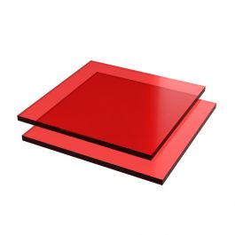 Altuglas PMMA Plaat Gegoten Rood 100 12000 3050x2030x3mm