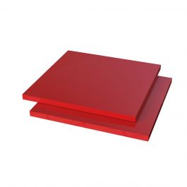 Vinesse PMMA Plaat Gegoten EZ satin Rood V455 ±RAL3020 3050x2030x8mm