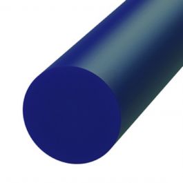 Röchling POM C Staf FG-10/2011 Blauw Ø30x3000mm