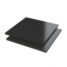 Vikureen PS Plaat Glans/mat Zwart 840 2000x1200x1,5mm