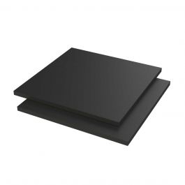 Vikureen PS Plaat Mat/mat Zwart 840 (enkel a-zijde gebruiken) 2000x1200x1,5mm