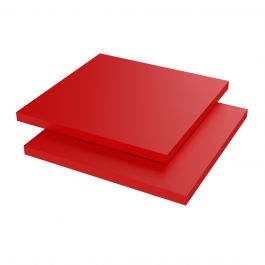 Simona PVC Plaat Caw XT Rood 2000x1000x10mm