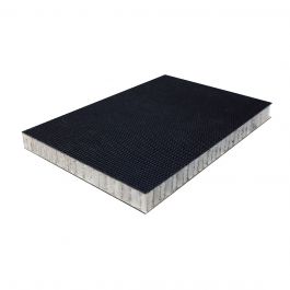 Vikucore deck Std PP /GFR Honingraat plaat Anti-slip Zwart 4000x2000x9,5mm