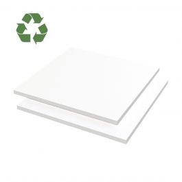 Vikupor ReVink PVC Plaat 50% gerecycled Geschuimd Wit Enkelzijdig folie Co-extrusie 2440x1220x3mm