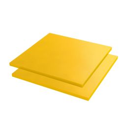 Röchling PE-HD Plaat Playtec XT Geel RAL1023 3000x1500x19mm