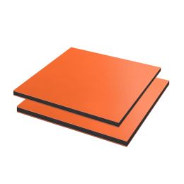 Röchling PE-HD Plaat Playtec XT Oranje/zwart/oranje 3000x1500x19mm
