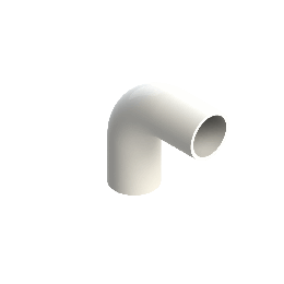 Agru ECTFE Multi bocht 90° Lang d160 Stomplas SDR21 40068016021