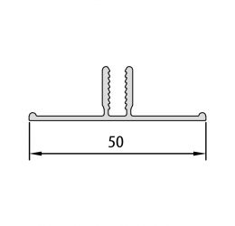 Colordeck Aluminium Tussenprofiel CD112 l=6m