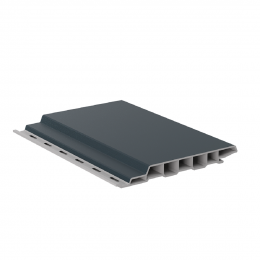 Colordeck PVC Paneel sponning CD148 Renolit Antraciet grijs Ca. RAL7016 148x19mm l=6m