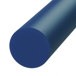 Nylatron mc901 PA6 Staf Gegoten Blauw Ø60x3000mm