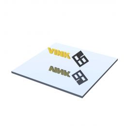 Vikuglass PMMA Plaat XT Spiegel Zilver Paperbacking 2440x1220x6mm