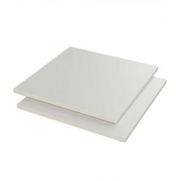 Vikureen PS Plaat Mat/mat Wit 900 2500x1250x2mm