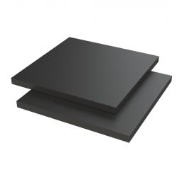 Vinplast PVC Plaat Caw XT Grijs RAL7011 2000x1000x1mm
