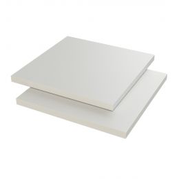 Vinplast PVC Plaat Caw XT Wit Enkelzijdig folie 2000x1000x20mm