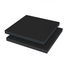 Vikufoam Easyprint PP/PS/PP Plaat Zwart/zwart Dubbelzijdig folie 3050x2030x19mm